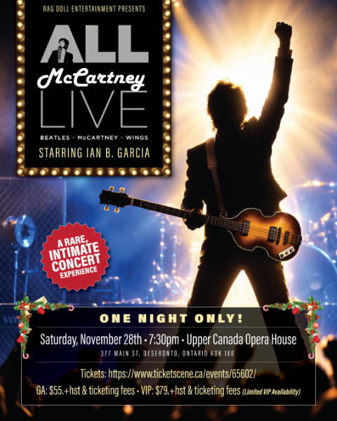 ALL McCARTNEY LIVE — A Tribute to Paul McCartney: The Beatles, Wings & Solo Hits