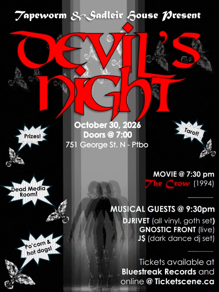 Tapeworm Presents: DEVILS NIGHT.